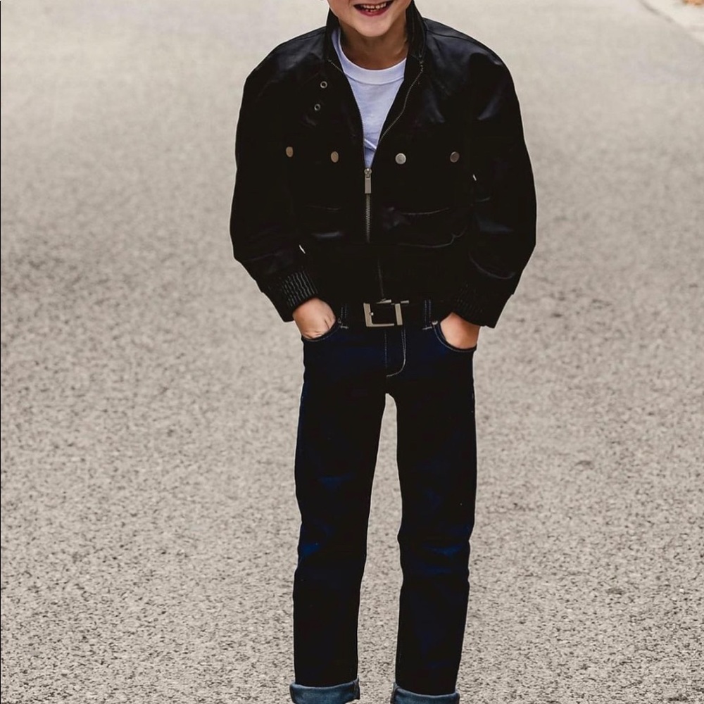 Kids biker jacket